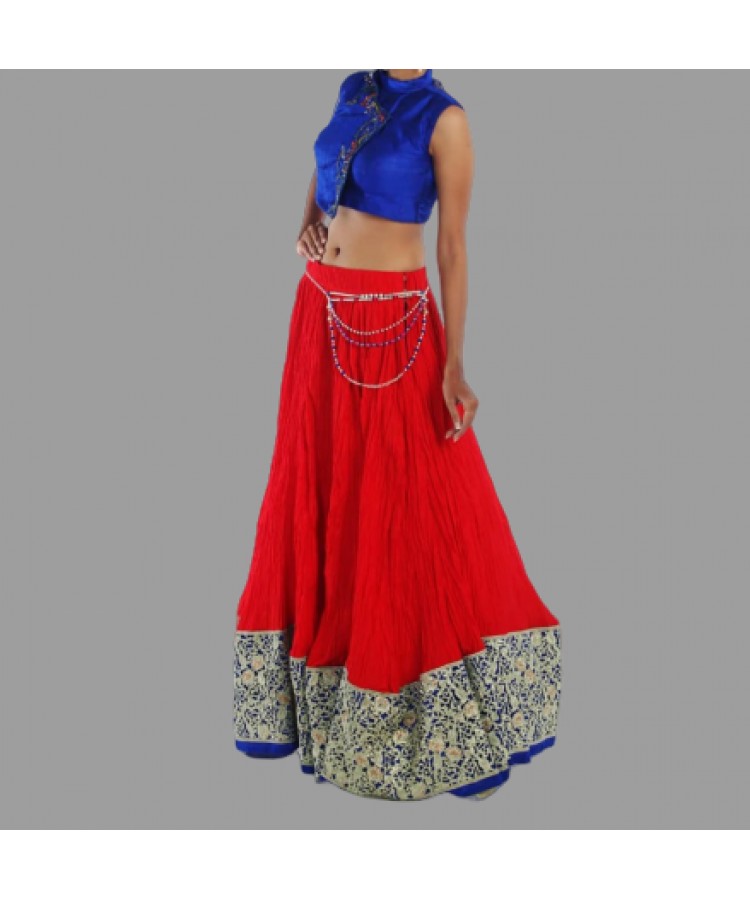 Ladies Long Skirt With Crop Top at Rs 300/piece | Long Skirts For Women in  Surat | ID: 20966870373