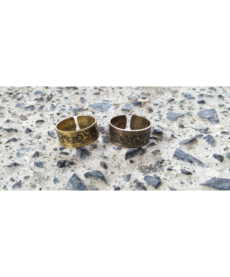 Golden Brass Finger Rings at Rs 35/piece in Agra | ID: 22132689273