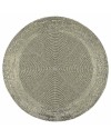 Grey Beaded Charger-Placemats - Set of 2