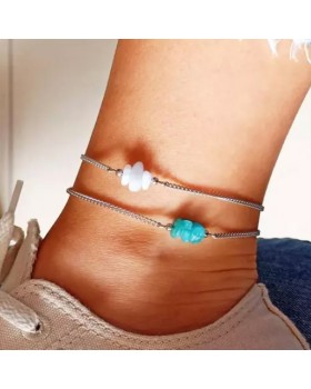 Healing Crystals Anklet Chain