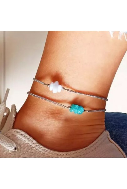 Healing Crystals Anklet Chain