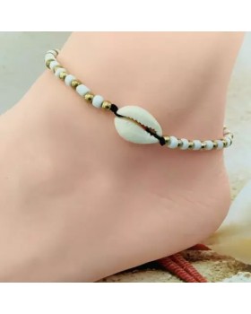 Indian Shell Beaded Anklet