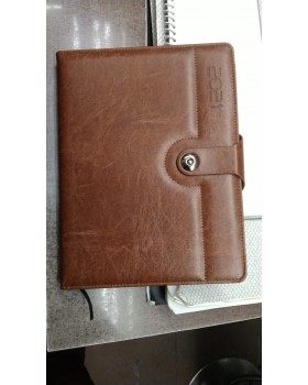 Leather lite Diary Organizer - Brown