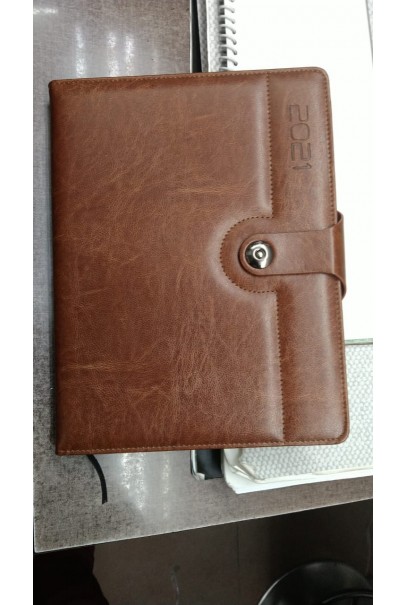 Leather lite Diary Organizer - Brown