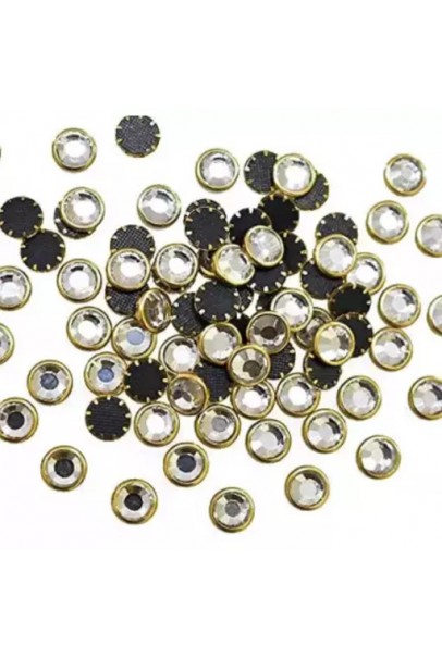 100pic Ashapura raw material for Jewellery, Craft, Embroidery Making(Round Shape, 3MM, 100 Pieces)
