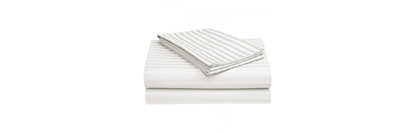 Cotton King Size Bedsheet with 2 Pillow Covers (White)