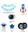 Birthday Space Theme Combo Metallic Star Balloon Set