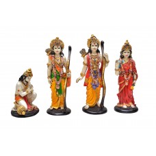 Lord Ram Darbar Idol | God Hanuman Darbar | Handicraft Statue | Spiritual Pooja | Vastu Showpiece 