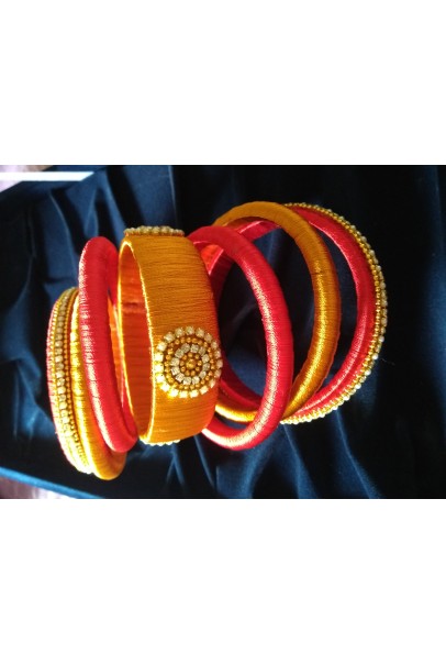 Silk Thread Bangles Silk Thread Bangles
