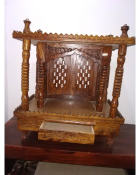 Wooden Temple - 21L X 13D X 24H