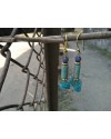 Alphabey's Resin Stone Gemstone Brass Plated Brass Drop Earrings For Women