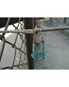 Alphabey's Resin Stone Gemstone Brass Plated Brass Drop Earrings For Women