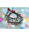 Alphabey's Tribal Style Multicolour Red & Green Threaded Anklets with Oxidized Ghungroo for Women and Girls Alphabey's Tribal Style Multicolour Red & Green Threaded Anklets with Oxidized Ghungroo for Women and Girls