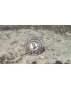 Alphabey Queen Victoria Inspired Style Embossed Ring, Modern Ring, Lady Ring Collection Silver Plated Brass Ring Alphabey Queen Victoria Inspired Style Embossed Ring, Modern Ring, Lady Ring Collection Silver Plated Brass Ring
