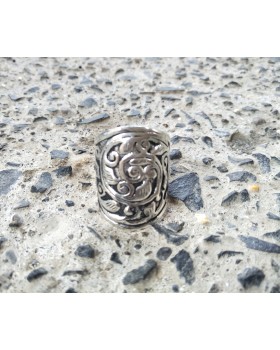 Alphabey Ertugrul Trukey Rings Silver Plated  Brass Stack Ring, Kayi Ring, Turkey Ring Collection 