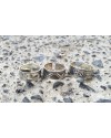 Alphabey Theme Embossed Brass Collection Of Rings Set of 3 For Men & Women, Turkey Rings Silver Plated Brass Ring. Alphabey Theme Embossed Brass Collection Of Rings Set of 3 For Men & Women, Turkey Rings Silver Plated Brass Ring.