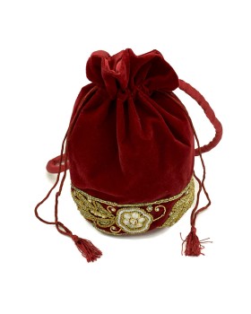 Red Beaded Potli Red Beaded Potli