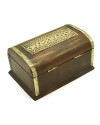 Floral-Motifs-Brass-Wood-Chest Floral-Motifs-Brass-Wood-Chest