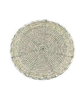 Grey Beaded Coaster-Set of 4