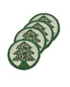 Christmas tree Beaded Coaster-Set of 4