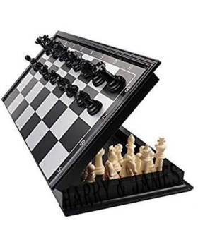 Magnetic Educational Toys Travel Chess Set with Folding Board for Kids and Adults