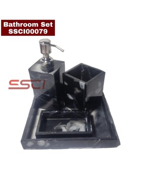 Bathroom Accessory Set - Black Bathroom Accessory Set - Black