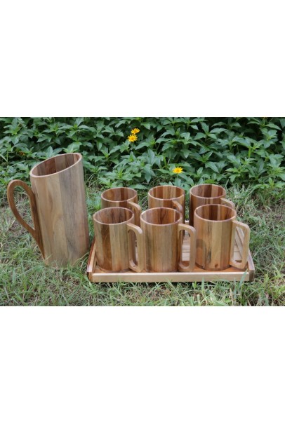 Wooden Jug Set Wooden Jug Set
