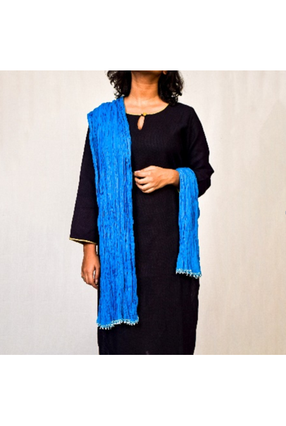 Dupatta - Treated Piping - Beadwork