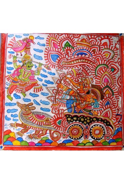 Leather Painting Ganesh Leather Painting Ganesh
