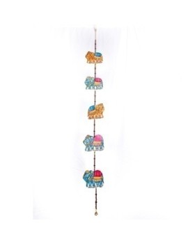 Leather Wall Hanging in Birds Leather Wall Hanging in Birds