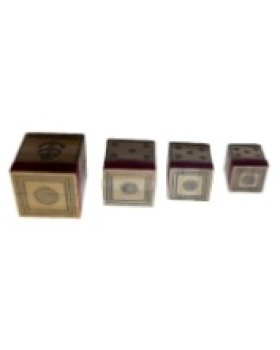 Palm Leaf square medium box