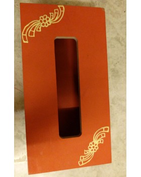 Tissue Box with Abstract Painting