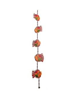 Leather Wall Hanging in fish