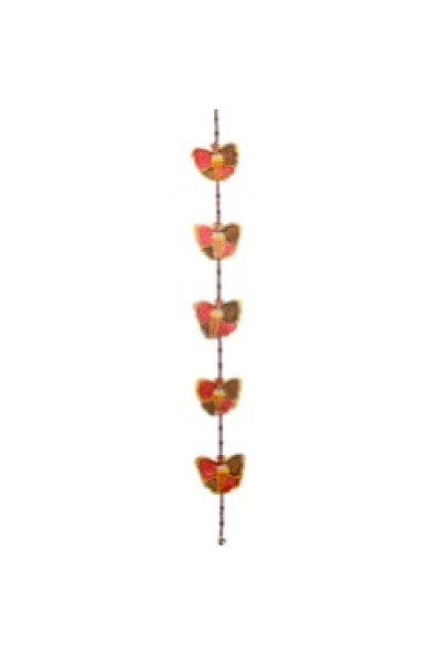 Leather Wall Hanging in Butterfly Leather Wall Hanging in Butterfly