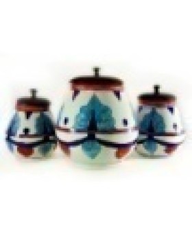 Big blue pottery jar Big blue pottery jar