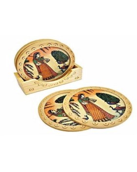 Gemstone Painting Round Coaster Big