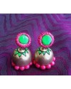 Handpainted Terracotta Jewellery – Ear rings Handpainted Terracotta Jewellery – Ear rings