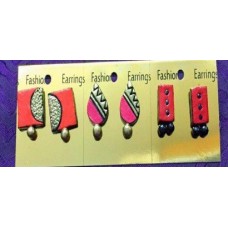 Handpainted Terracotta Jewellery – Ear Rings