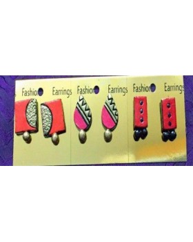 Handpainted Terracotta Jewellery – Ear Rings Handpainted Terracotta Jewellery – Ear Rings